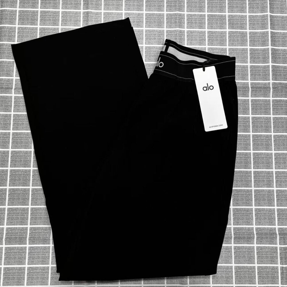 ALO Yoga Women's Black Suit Up Trouser (Regular)💯🖤 - Picture 3 of 6
